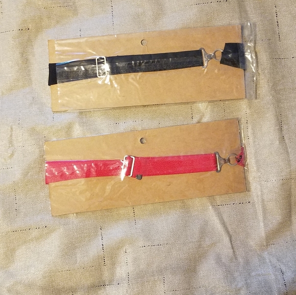 Red Bowtie, Red and Black Tie Alternative - Picture 4 of 4